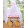 Babykurv Baby Vugge med gardiner  Lyserød Pink Bellamy
