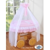 Babykurv Baby Vugge med gardiner  Lyserød Pink Bellamy