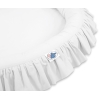 Sengehimmel Baby med Babynest med flæser Hvid