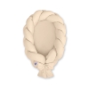 Babyrede med flettet kant - Sengerand  Beige