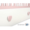 Babyseng LORENZO med Sfuffe  MAXI Hvid Pulverrosa