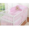 Babysengetøj  Lyserød Pink Polkaprikker