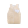 Babysovepose - Hanging hearts  Beige Polkaprikker