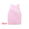 Babysovepose - Hanging hearts  Lyserød Pink Polkaprikker