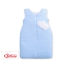 Babysovepose - Hanging hearts  Mint Blå Polkaprikker