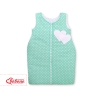 Babysovepose - Hanging hearts  Mint Polkaprikker
