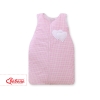 Babysovepose  Lyserød Pink Ternet