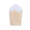 Babysvøb med afstivere - Hanging Hearts  Beige Polkaprikker