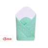Babysvøb med afstivere - Hanging Hearts  Mint Polkaprikker