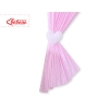 Babyværelse-gardiner - Hanging Hearts  Lyserød Pink Polkaprikker