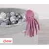 Blæksprutte med rangle  Støvet Pink