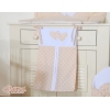 Blepose - Hanging Hearts  Beige Polkaprikker