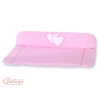 Blød baby skiftemåtte - Hanging Hearts  Lyserød Pink