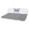 Blød baby skiftemåtte - Little Prince/Princess  Antracit
