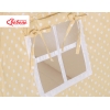 Børne tipi telt dekorative fjer GRATIS!  Beige Polkaprikker