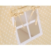 Børne tipi telt dekorative fjer GRATIS!  Beige Polkaprikker