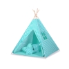 Børne tipi telt dekorative fjer GRATIS!  Mint
