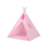 Børne tipi telt  legetæppe dekorative fjer GRATIS!  Lyserød Pink