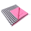 Børne tipi telt  legetæppe dekorative fjer GRATIS!  Lyserød Sort Pink Siksak