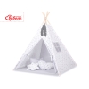 Børne tipi telt  legetæppe dekorative fjer GRATIS!  Pilet
