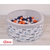 Boldbassin minky med bolde 200stk  Kaniner