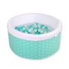 Boldbassin minky med bolde 200stk  Mint