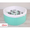 Boldbassin minky med bolde 200stk  Mint