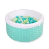 Boldbassin minky med bolde 200stk  Mint