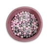 Boldbassin minky med bolde 200stk  Pastel Violet