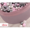 Boldbassin minky med bolde 200stk  Pastel Violet