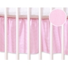 Flæse til babyseng  Lyserød Pink Striber