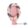 Flette nest sengerand & madras 2 i 1  Beige Antracit Støvet Pink
