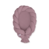 Flettet babyrede knyttet sengerand & madras 2 i 1  Pastel Violet