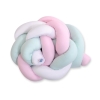 Flettet sengerand til tremmeseng 1.8m  Mint Lyserød Hvid Pink