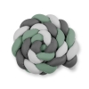 Knot sengerand flet Grå Pastel Grøn Antracit