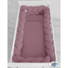 Flettet sengerand til tremmeseng 3,6m  Pastel Violet