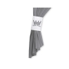 Gardiner til babyværelse - Little Prince/Princess  Antracit