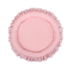 Hængegardiner til børneværelset med Babynest med flæser  Støvet Pink