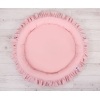 Hængegardiner til børneværelset med Babynest med flæser  Støvet Pink