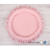 Hængegardiner til børneværelset med Babynest med flæser  Støvet Pink