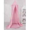 Hængende sengehimmel med legemåtte  Lyserød Pink