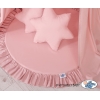 Hængende sengehimmel over babys sengeværelse med legemåtte Pudesæt   Støvet Pink