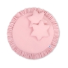 Hængende sengehimmel over babys sengeværelse med legemåtte Pudesæt   Støvet Pink