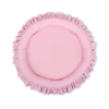 Højt legetæppe med flæsekant  Lyserød Pink