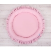 Højt legetæppe med flæsekant  Lyserød Pink