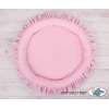 Højt legetæppe med flæsekant  Lyserød Pink