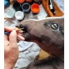 Kæphest Dark Bay Hobby Horse A3