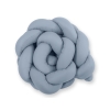 Knot sengerand af bomuld Flettet   Pastel Blå