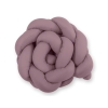 Knot sengerand af bomuld Flettet   Pastel Violet