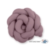 Knot sengerand af bomuld Flettet   Pastel Violet